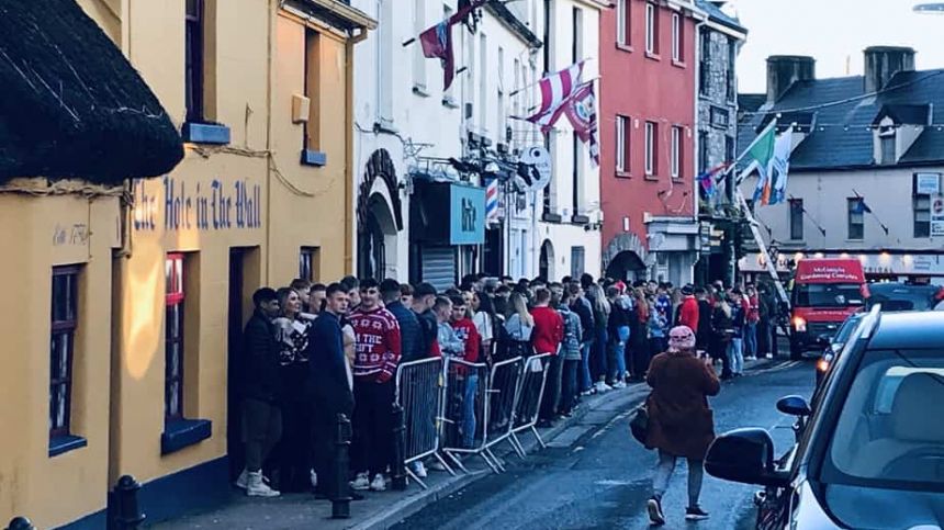 Concern over student revellers at Eyre Street Christmas party celebration