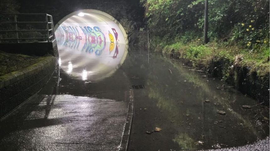 Long term solution being assessed for flooding issues at pedestrian underpass at Briarhill