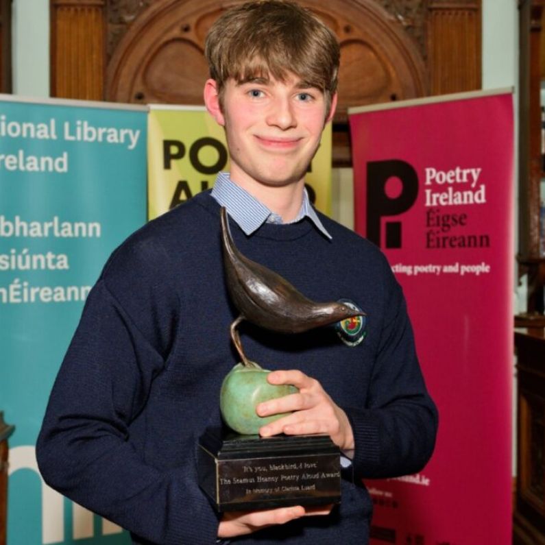 Glenamaddy student wins prestigious Seamus Heaney Poetry Aloud Award