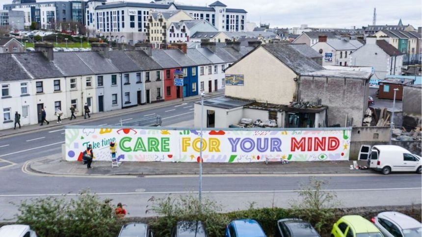 Galway street art installations to raise awareness of access to free mental health supports