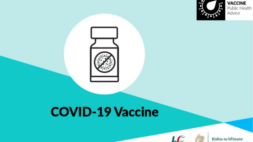 Pop-up COVID-19 Vaccination available in Carraroe Health Centre on Wednesday.