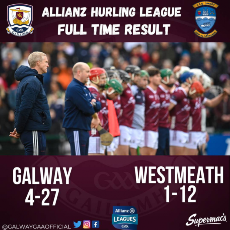 Galway 4-27 Westmeath 1-12 - Commentary and Reaction