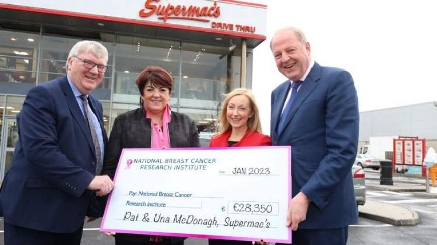 Supermac's charity ball raises €28 thousand for breast cancer research