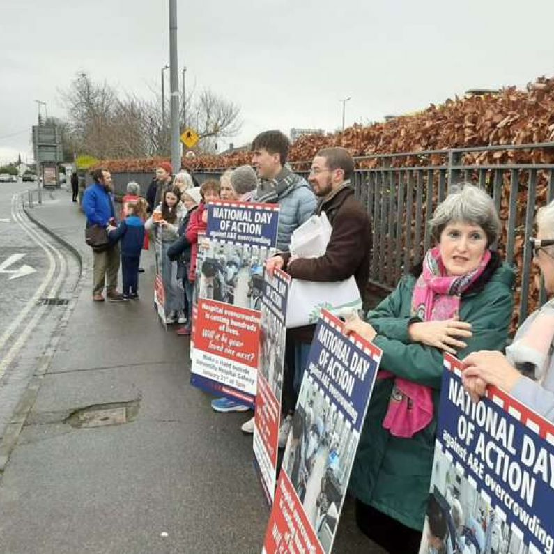 Protest takes place at UHG over staffing levels in Emergency Departments