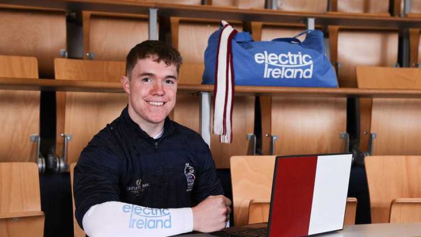 FOOTBALL: Electric Ireland Sigerson Cup Ambassador Jack Glynn chats to Oisin Langan