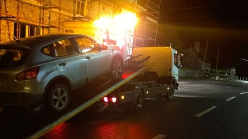 Arrest and vehicle seizure in Portumna after unaccompanied learner driver tests positive for cocaine