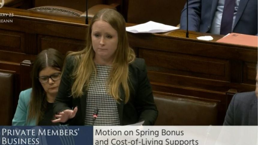 Mairead Farrell slams Government praise for economy as people suffer with spiraling costs