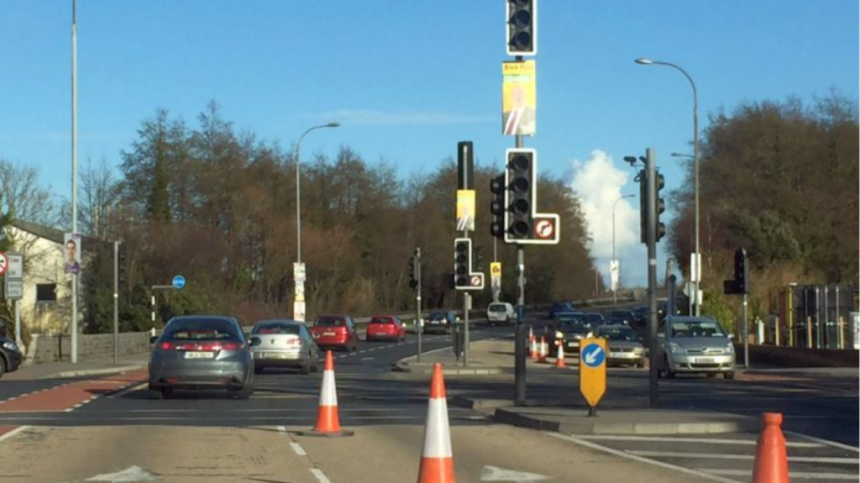 Work is underway to repair the traffic lights at University Hospital Galway