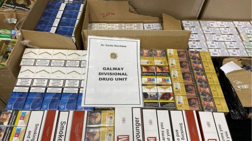 No arrests yet after cannabis, cash and €70,000 worth of cigarettes found in two city searches