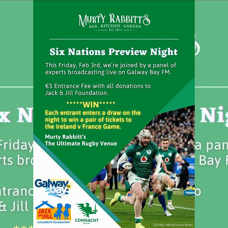 Galway Bay FM Six Nations Special LIVE from Murty Rabbitts