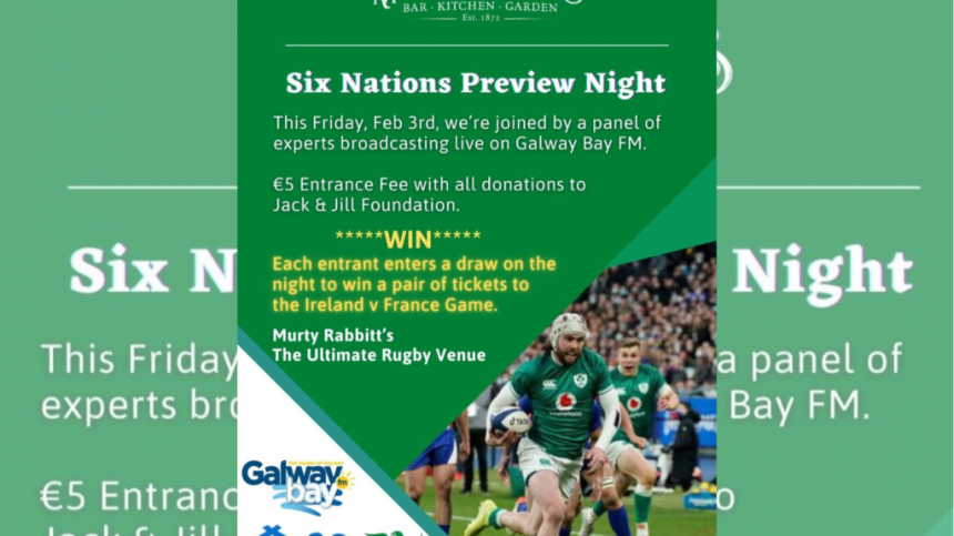 Galway Bay FM Six Nations Special LIVE from Murty Rabbitts