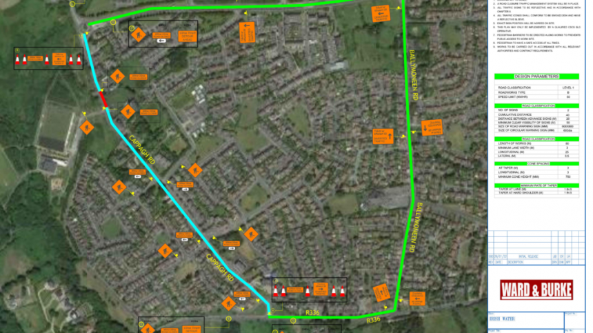 Two-week long closure of Cappagh Road begins tomorrow