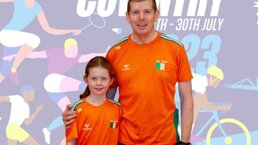 Father and daughter from Mountbellew represent Ireland at British Transplant Games