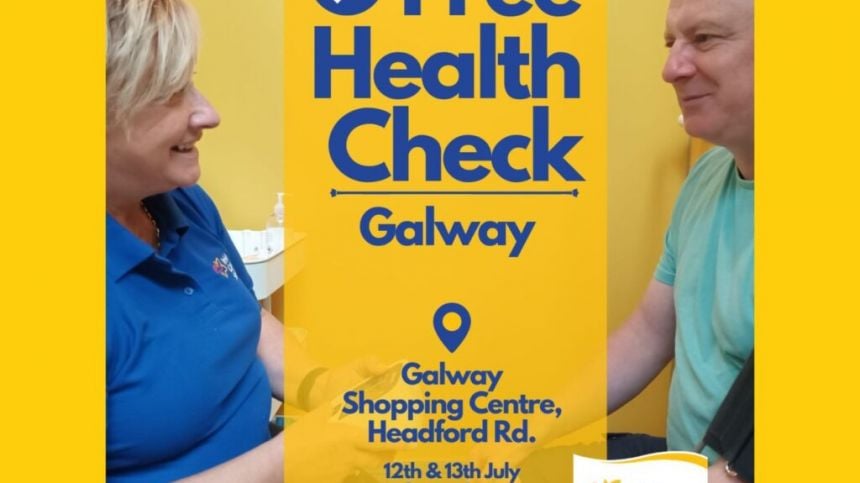 Irish Cancer Society offering free health checks at Galway Shopping Centre