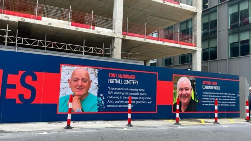 Local unsung heroes highlighted on Bonham Quay billboards