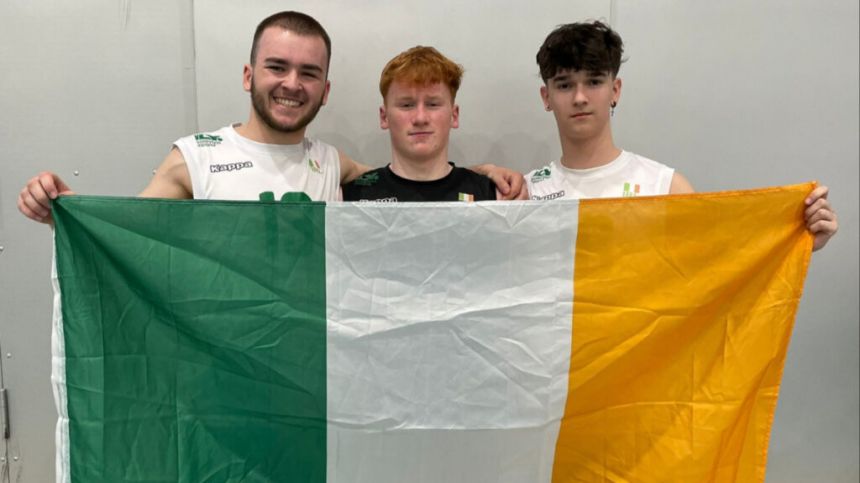 VOLLEYBALL: 3 Galway Players in Ireland under-20 Men's Team Reaching 4th Place in SCA Championships