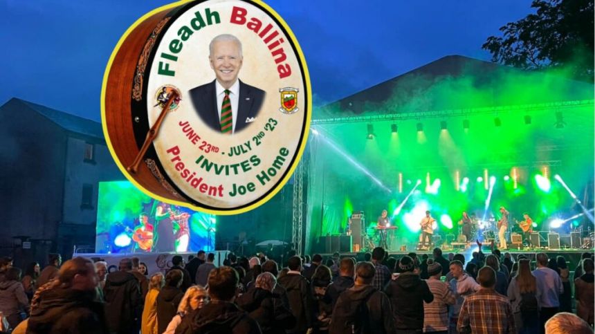 Joe Biden invited to Connacht Fleadh via special bodhran designed by Galway craftsman