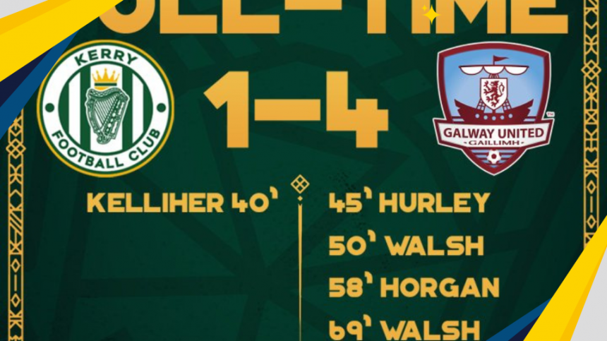 Galway United ten points clear following win over Kerry in Airtricity League