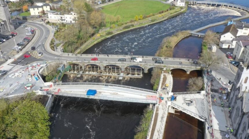 New Salmon Weir Pedestrian and Cycle Bridge to open in coming weeks