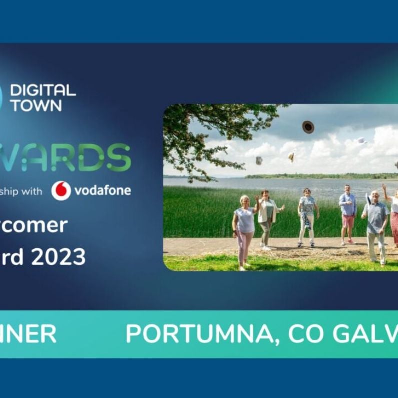 Portumna project wins Newcomer title and €6K at .IE Digital Town Awards 2023