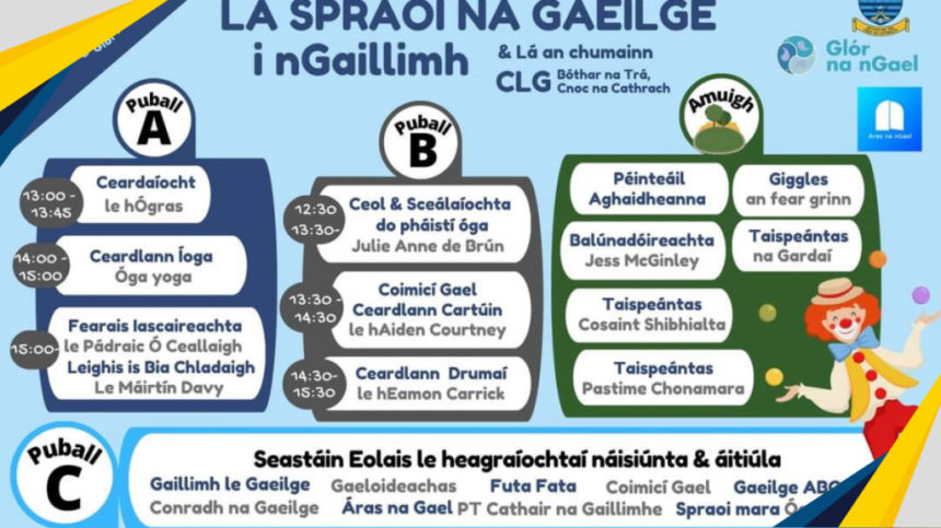 GAA: ‘Lá na gClub’ this Saturday at Salthill/Knocknacarra