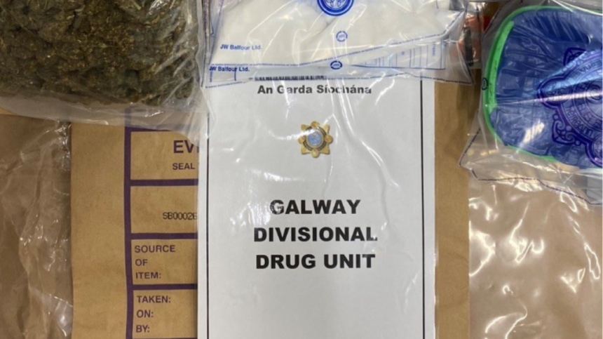 Drugs worth 70 thousand euro seized by Gardaí in Corrandulla