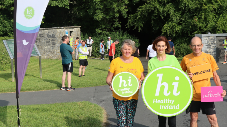 Minister Hildegarde Naughton TD announces €150,000 in funding for Parkrun Ireland.