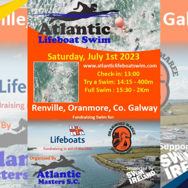 Swimmers to take to the open water on July 1st for Galway RNLI and Oranmore/Maree Coastal Search Unit