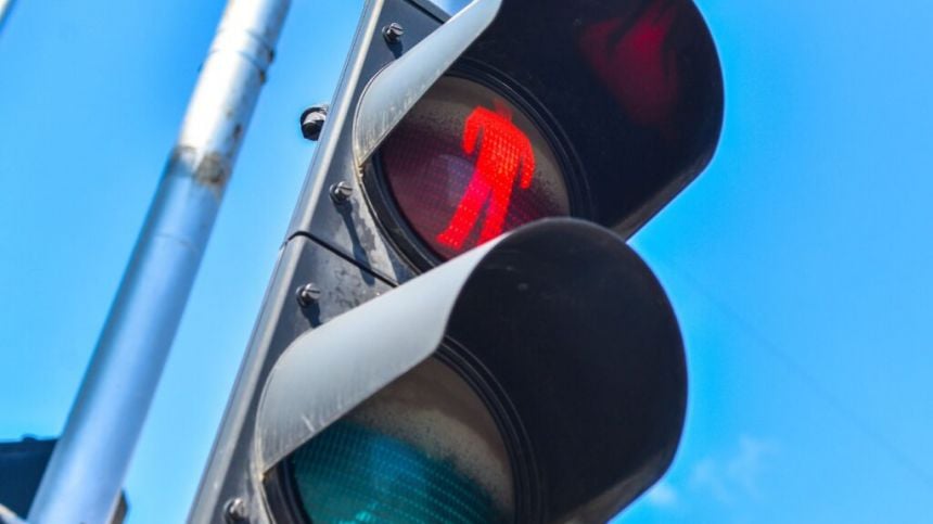 Stop and Go in place at Clybaun Road Lower for installation of pedestrian crossing