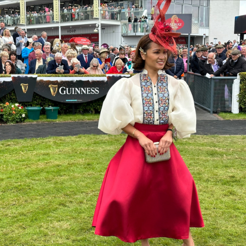 Cork-based woman named Best Dressed at Ballybrit Racecourse