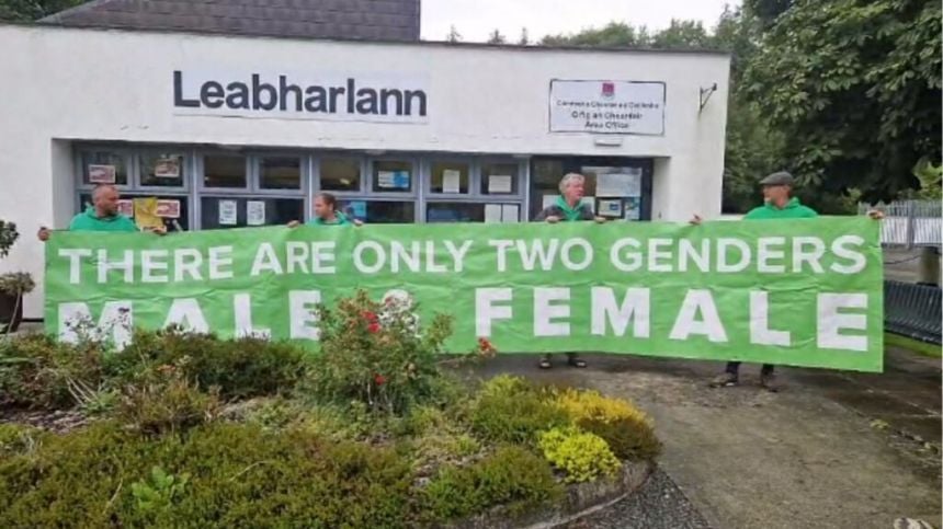 Locals rail against protest at Portumna library over LGBT+ books