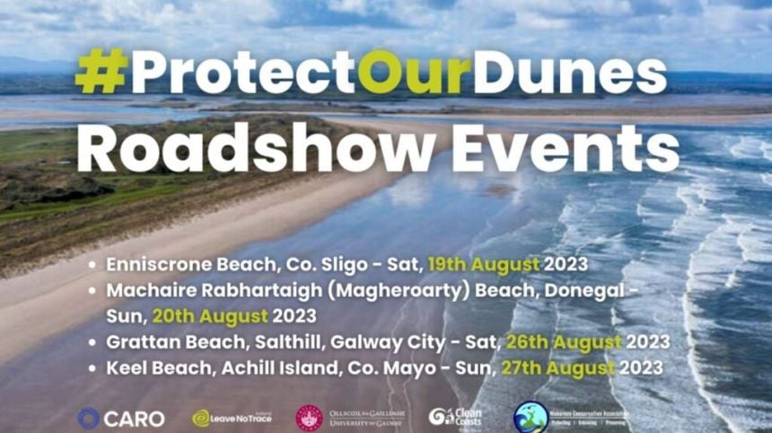 Salthill one of 5 locations chosen for Protect Our Dunes family fun days