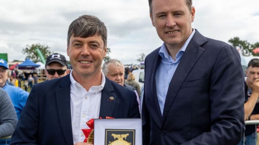 Agriculture Minister presents Kinvara farmer with sustainability award