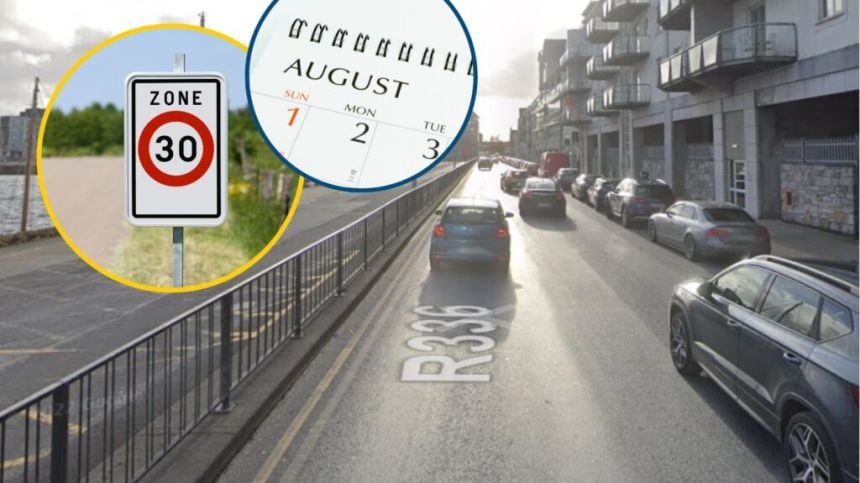 Galway city speed limit changes to come in as planned on August 28th