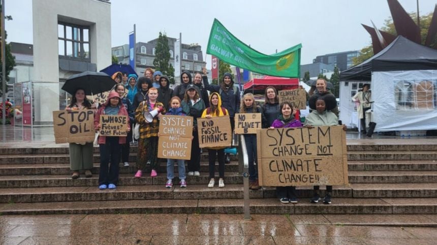 Fridays for Future protest in Eyre Square demands greater climate action