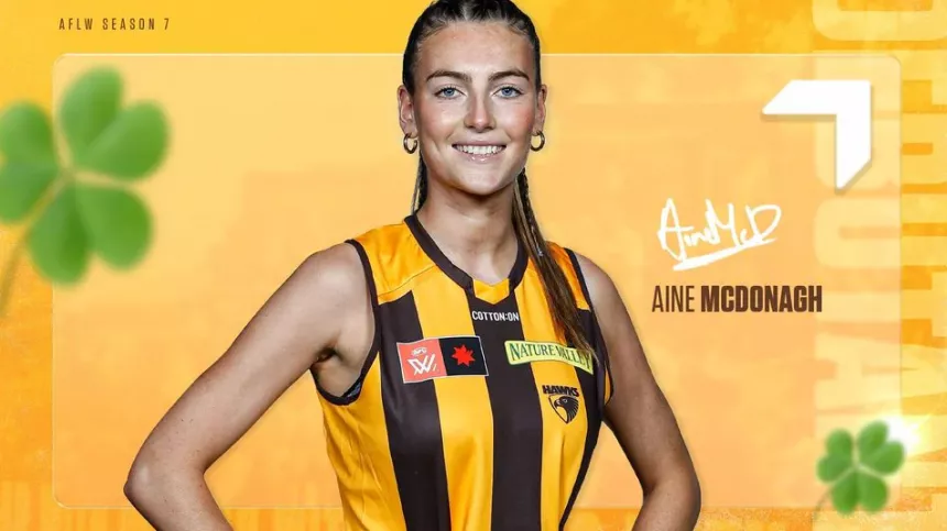 Aine McDonagh looking forward to the new AFLW Season with Hawthorn