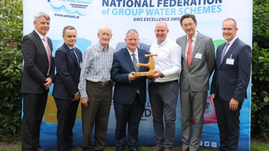 Glinsk Creggs Group Water Scheme celebrates its quadruple win at national awards