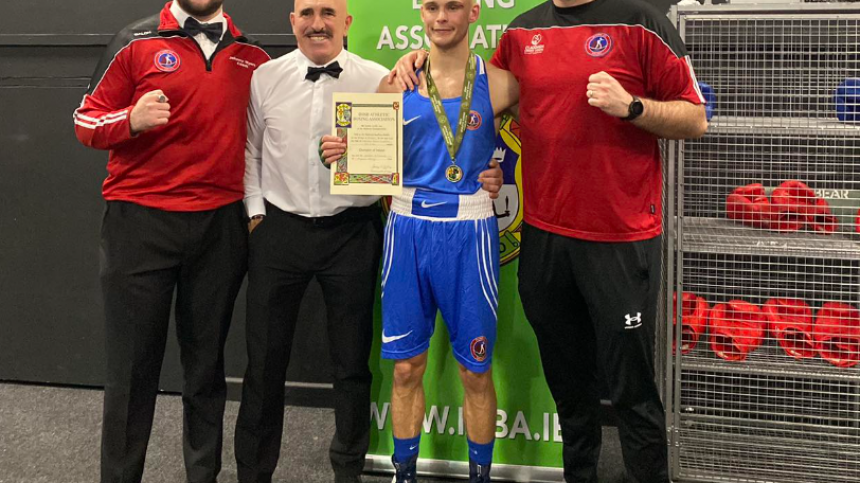 National Senior Boxing title for Darren O'Connor