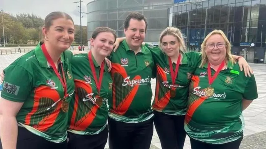 Galway celebrates Women's WDF Darts World Cup Win