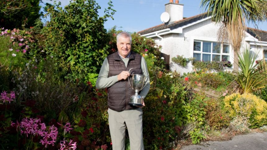 Michael Duffy from Circular Road wins Best Garden in the city for second year running