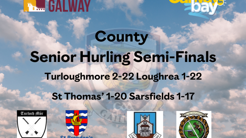 Turloughmore and St Thomas' to meet in County Hurling Final