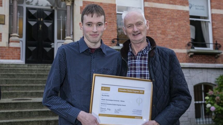 ATU Galway student named "Innovative Student Engineer of the Year"