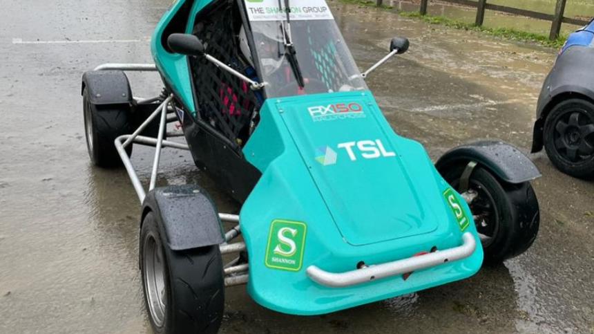 Aoife Raftery impresses on rallycross debut  at Lydden Hill