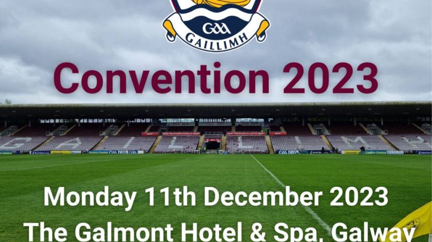 Galway GAA Convention to be held on the 11th of December