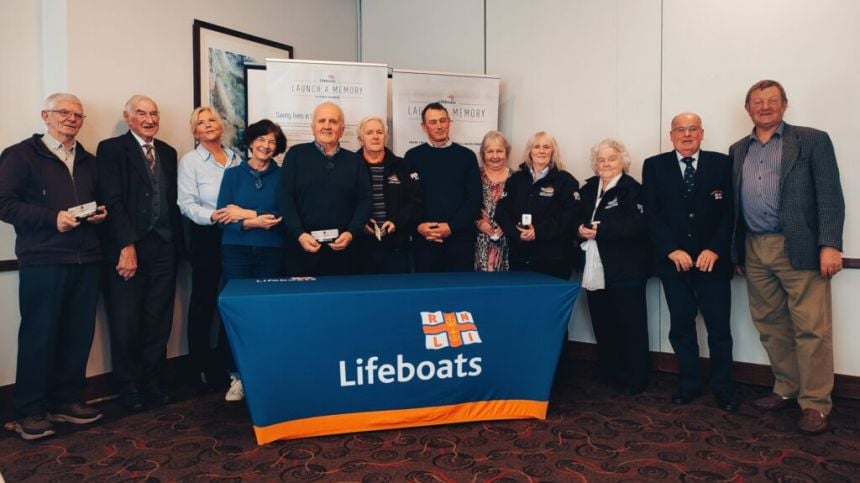 Long service awards for Connemara RNLI fundraising volunteers