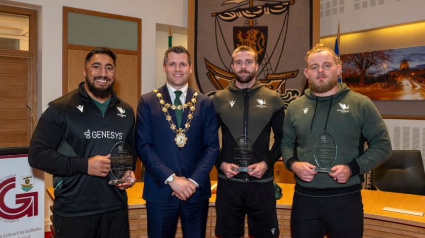 Galway City Honours Rugby World Cup Stars