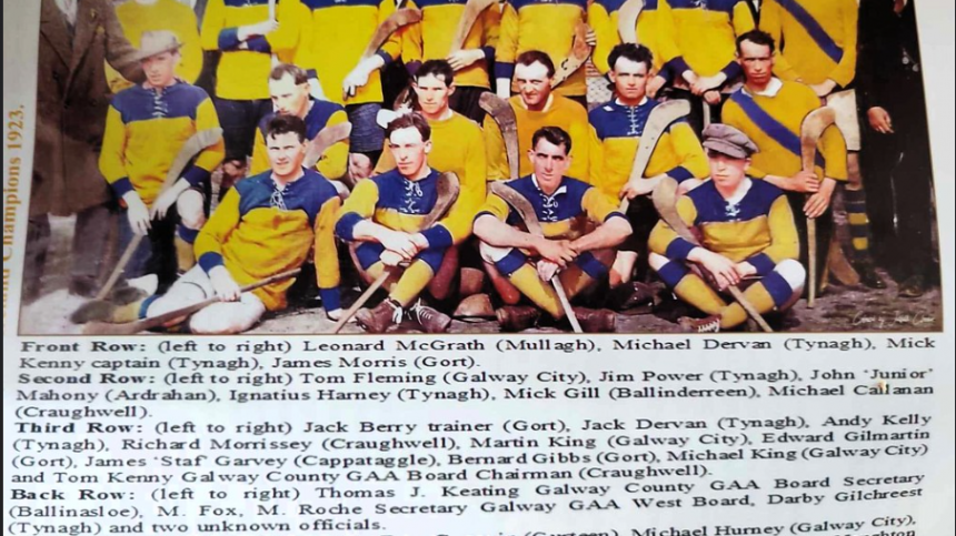 The Men of '23 - Galway's All-Ireland hurling winners honoured