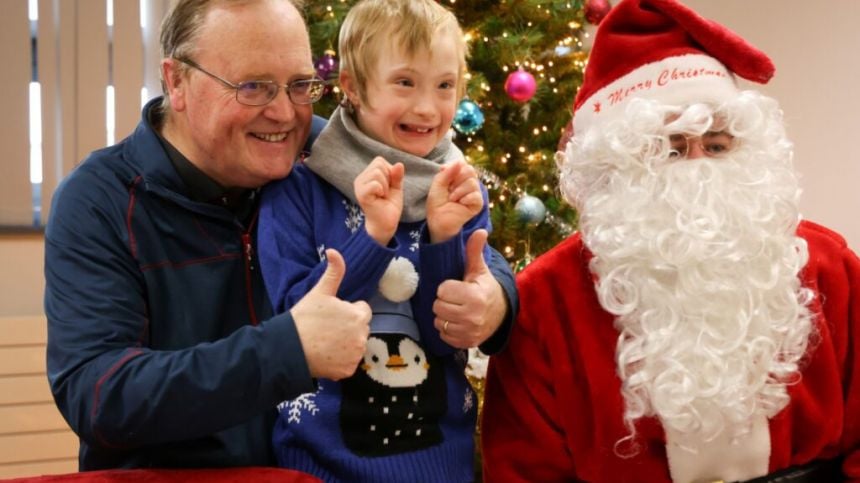 Kids enjoy special visit to Sensory Santa at University of Galway