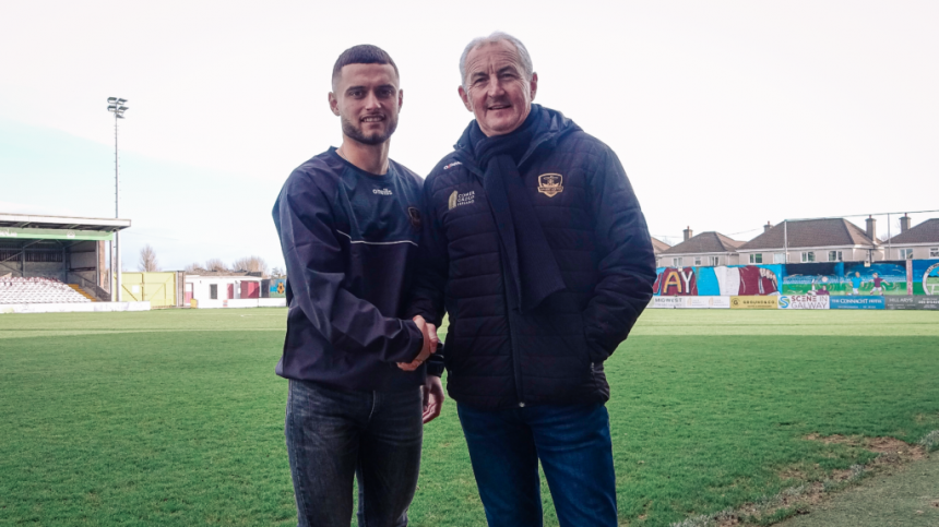 Leo Gaxha Signs for Galway United