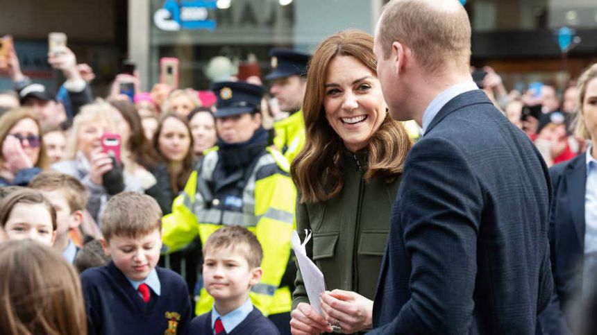 Overview: Royal couple go on walkabout in city centre